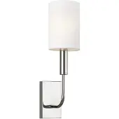Elstead Lighting LED Wandlamp Brianna | 1X E14 Max 60W | Polished Nickel