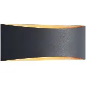Arcchio LED-wandlamp Jelle, zwart, Woon-/ Eetkamer, Aluminium, Modern, LED wandlamp
