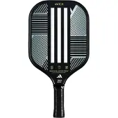 Adidas Pickleball Pickleball paddle - - Match 2024 - Zwart - Ronde vorm - 8.125x15.5 inch - Dikte 14 mm