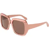 Ferragamo SF2081S Transparent rose/pink 56/17/145 WOMAN Zonnebrillen