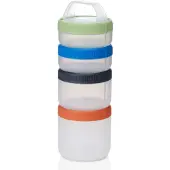 Human Gear HumanGear - Stax - Large - Clear/Spectrum - Starter 4-pack - opbergdoos - stapelbaar
