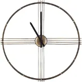Beliani ASCONA - Wandklok - Goud - Metaal