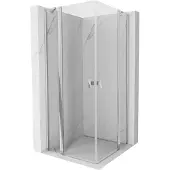 Mexen Mist Duo scharnier douchecabine 115 x 115 , transparant, chroom - 8A4-115-115-01-00