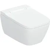 Geberit AquaClean - Elektronisch bidet AquaClean Sela Square met keramiek, Rimfree, SoftClose, KeraTect, wit 146.250.01.1