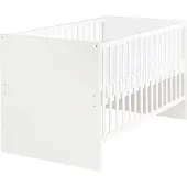 Roba Ledikantje Combi-kinderbed Anton, 70x140 cm 3-voudig verstelbaar en uitneembare spijlen (1-delig)