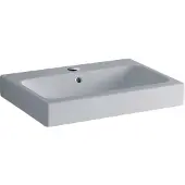 Geberit iCon - Wastafel 60x49 cm, met kraangat en overloop, wit 124560000