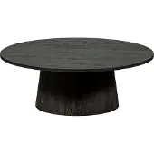 Woood Maan Salontafel - MDF - Donkerbruin - 35x100x100