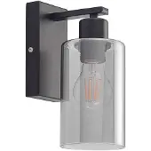 LINDBY Wandlampe , Emavi, dimbare, Zwart, Woonkamer, Metaal, Modern