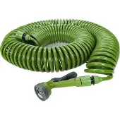 Kinzo Spiraal Tuinslang Set 30M - Automatisch Oprollende Tuinslang - Incl. Sproeikop