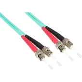 GOOD CONNECTIONS Patchkabel glasvezel, dubbel (duplex), OM3 (multimode, 50/125), ST/ST, 1 meter,