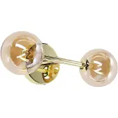 Beliani RAMIS - Wandlamp set van 2 - Goud - Staal