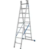 Krause Multifunctionele ladder van aluminium 3 x 9 sporten