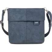 Zwei Handtas 'MADEMOISELLE' blauw denim