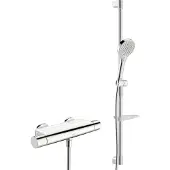 Hansa Optima - Doucheset met thermostaat, 3 jets, chroom 48130331