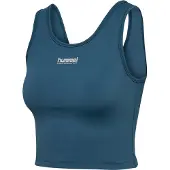 Hummel Sporttop 'Hiit Intensity' saffier / lichtgrijs