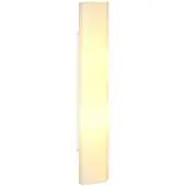LINDBY Wandlamp Ophelia, dimbaar, wit / opaal, Hal, Glas, Modern, wandlamp
