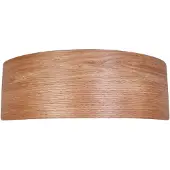 LINDBY Wandlamp Rafailia, hout donker, Woon-/ Eetkamer, Hout, Landelijk, Wandlamp hout
