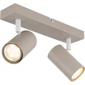 Globo 57911-2SA, Wit, Metaal, IP20, I, GU10, 35 W
