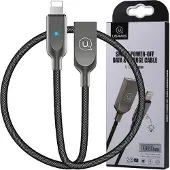Usams U-Sun Serie - Lightning Kabel - 1,9m - Power-Off - Zwart