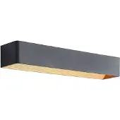 Arcchio Wandlampe , Karam, dimbare, Zwart, Woonkamer, Aluminium, Modern