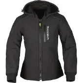 Modeka Clarke dames motorjas, textiel, zwart, maat 34