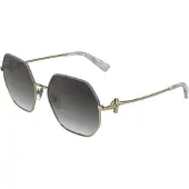 Longchamp Zonnebril LO191S 58/17/140 Goud/gradiënt rook Metaal VROUW LO191S