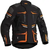 Lindstrands Sunne Textile Jas Zwart Oranje Maat 56