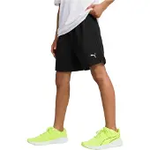 Puma Sportbroek 'TAD ESS' zwart / wit