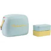 Polarbox Coolerbag 6L met 2 Lunchboxen - 34x19x26cm - Sky Blue