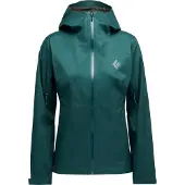 Black Diamond Waterdicht damesjack Fineline Stretch