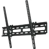 WAN TV-wandhouder, kantelbaar, geschikt voor schermen van 81-191 cm (32 tot 75 inch), maximaal draaggewicht 35 kg, zwart