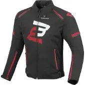 Bogotto Sparrow Waterdichte Zwart Rood Textiele Motorjas Maat M