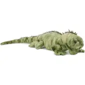 Semo pluche - grote leguaan knuffel - groen - 64 cm - reptielen
