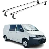 Omac 7522920-2 Dakdrager, aluminium, voor Volkswagen Transporter V Bus (7HB, 7HJ, 7EB, 7EJ, 7EF, 7EG, 7HF, 7EC), Transporter V bestelwagen, geschikt voor OPEL