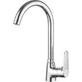 Kuchinox | Atez spoelbakmengkraan - Zilver - Messing - Ergonomisch - Keukenmengkraan - Stijlvol