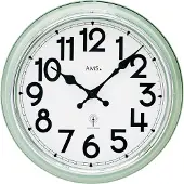 AMS Zendergestuurde wandklok F5510