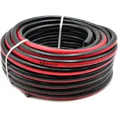 GEKO Tuinslang - Sterk - 3/4" - 50m - Zwart/Rood