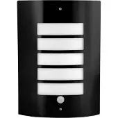MasterLed Zwarte Buitenlamp Lugo Met Sensor