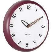 Karlsson wandklok bella dark mauve