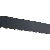 LINDBY LED-wandlamp Ignazia, dimbaar, zwart, Woon-/ Eetkamer, metaal, Modern, LED wandlamp
