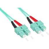 GOOD CONNECTIONS Patchkabel glasvezel, dubbel (duplex), OM3 (multimode, 50/125), SC/SC connector, 5 meter,