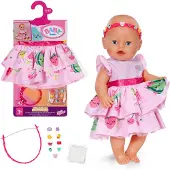 Baby Born Dress With Pinplay 43cm