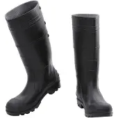 vidaXL Regenlaarzen maat 42 PVC zwart