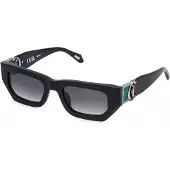 Just cavalli Zonnebril SJC170V 52/21/140 Glanzend Zwart Acetaat UNISEX SJC170V