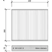 Diederichs DCI1103 Interieurfilter