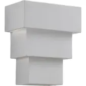 LINDBY Wandlamp Antonella, dimbaar, wit / opaal, Woon-/ Eetkamer, Gips / Klei, Modern, wandlamp