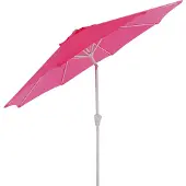 Mendler Parasol N19, tuinparasol, Ø 3m kantelbaar polyester/aluminium 5kg ~ roze