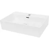 LuxeBath Wastafel 510x360x130 mm keramisch wit