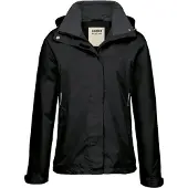 Hakro Regular Fit Dames regenjas zwart, Effen