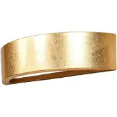LINDBY Wandlamp Jasin, dimbaar, messing / goud, Woon-/ Eetkamer, Gips / Klei, Modern, wandlamp